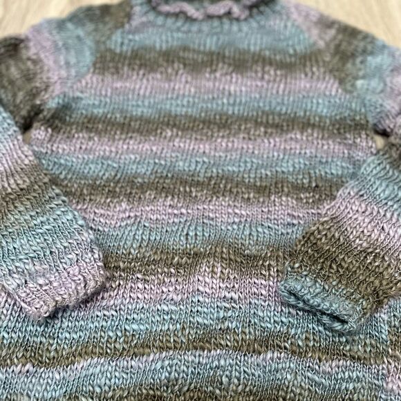 Vintage 90’s Y2k Striped Sweater Small - Picture 3 of 5